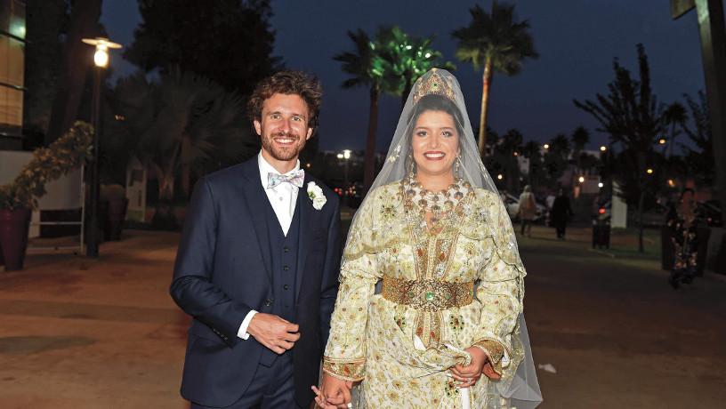 Charles Courtiol and Kelthoum Benabdeljelil's wedding in Morocco.