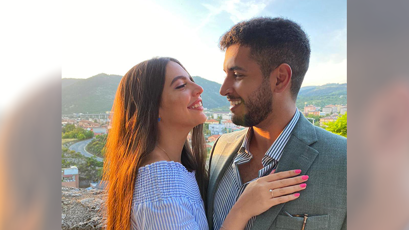 Ghanim Hableel and fiancée