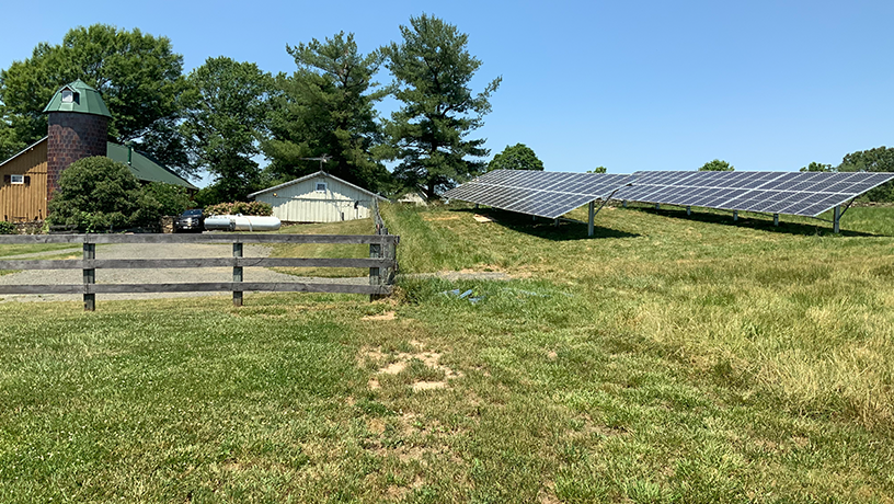 Paul Vining's self installed solar array